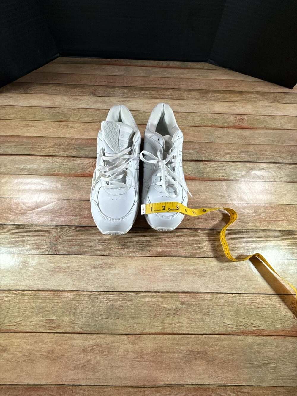 New Balance WW456WS White Leather Walking Sneakers